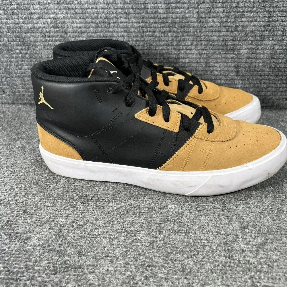 Jordan Series Mid Shoes Mens Size 11.5 Brown Black Suede Sneakers DA8026-017